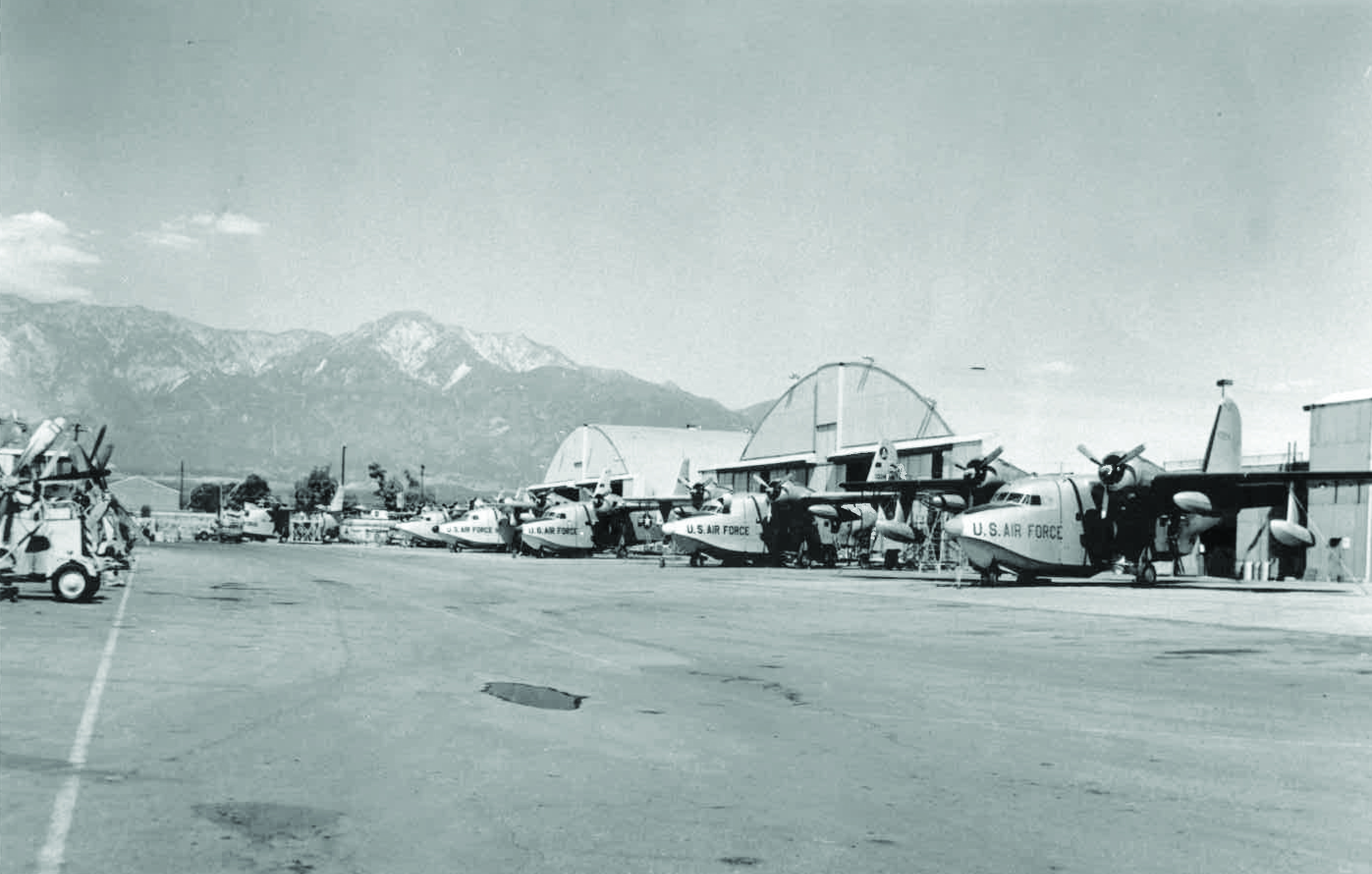 Army Air Corps landing 