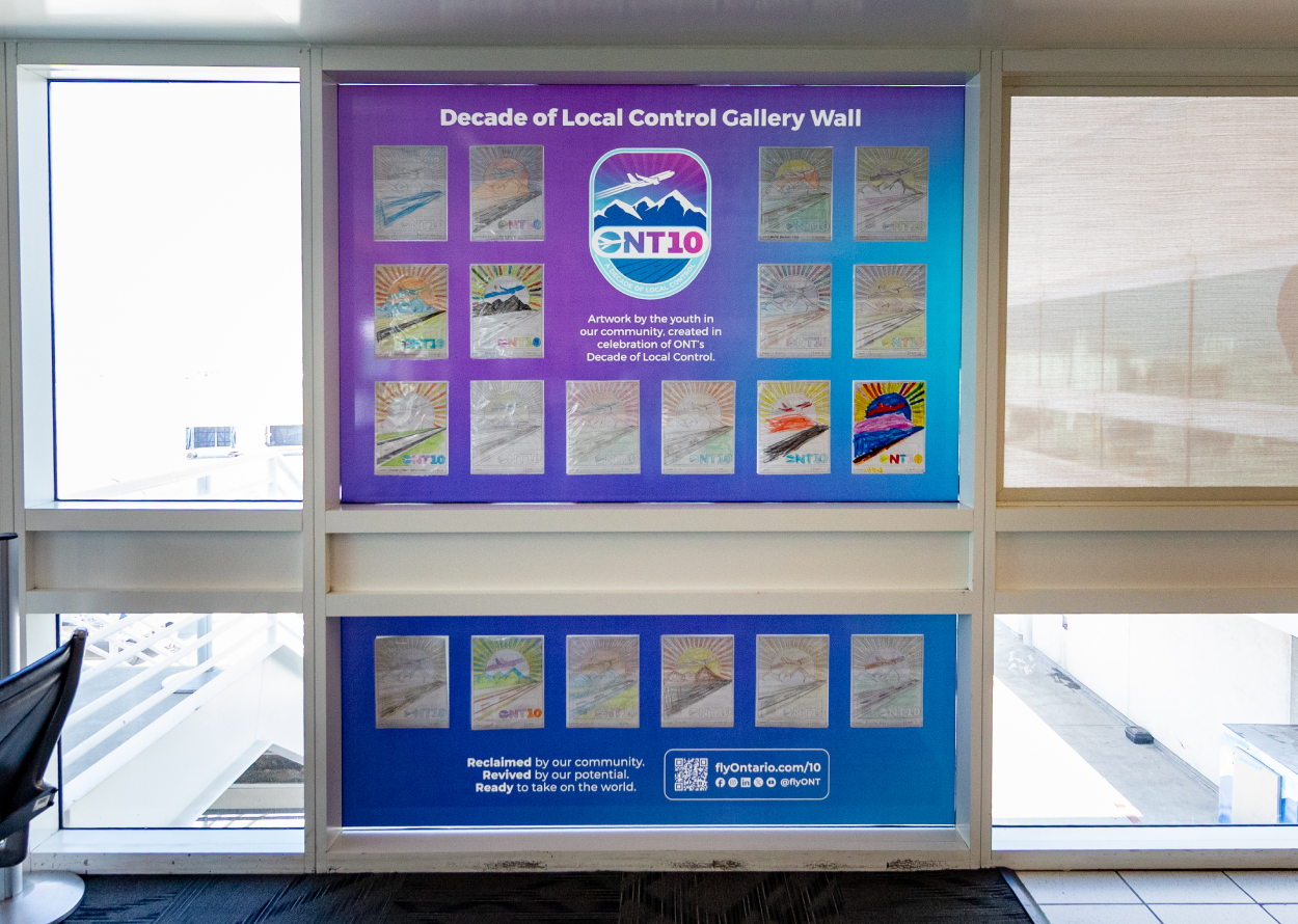Dispaly colorful educational dashboard with purple and blue tiles