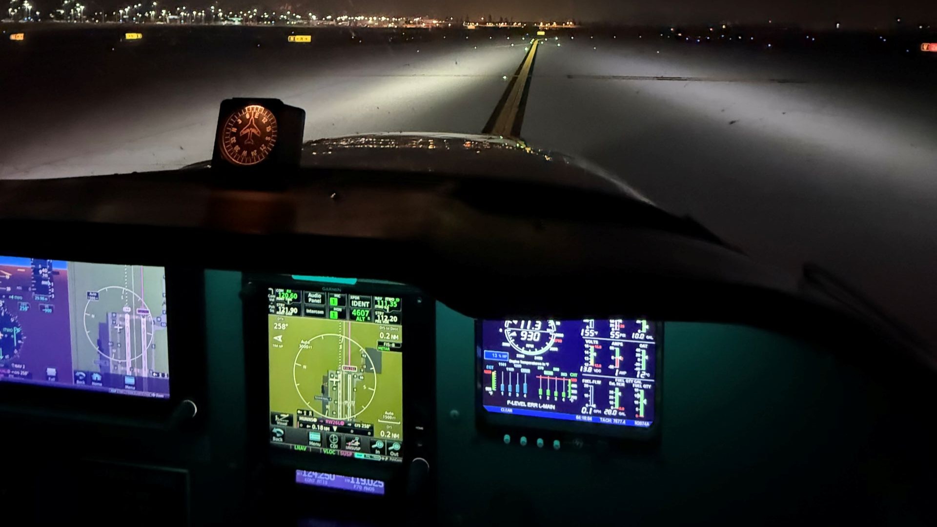 view of pilot instruments