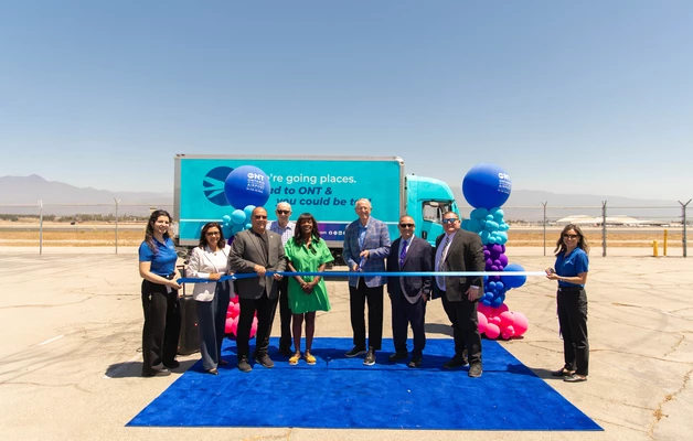 Ribbon cutting of zero-emission fleet truck